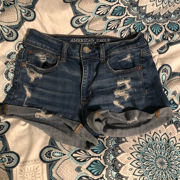 American Eagle Outfitters Pants - AE Hi Rise Shortie Shorts